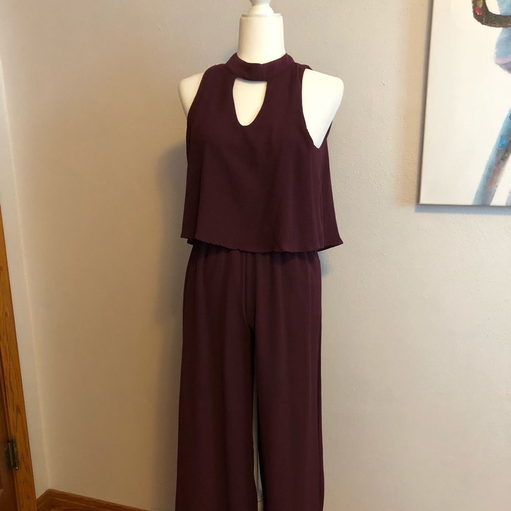 Beautiful Burgundy Jumpsuit